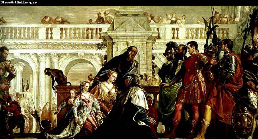 Paolo  Veronese the family of darus before alexander